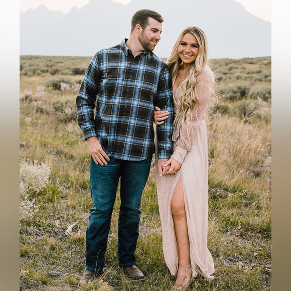 Baltic Born Abigail Sparkle Gown color champagne - Picture 6 of 6